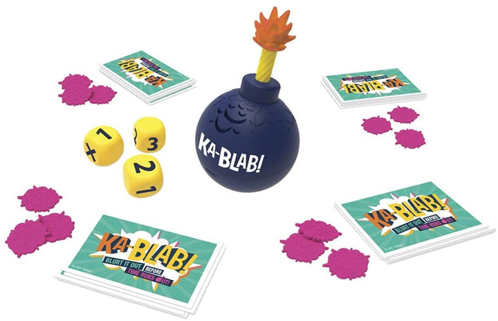 Hasbro Gaming Ka-Blab! Game for Families, Teens and Children Aged 10 and Up, Family-Friendly Party Game for 2-6 Players