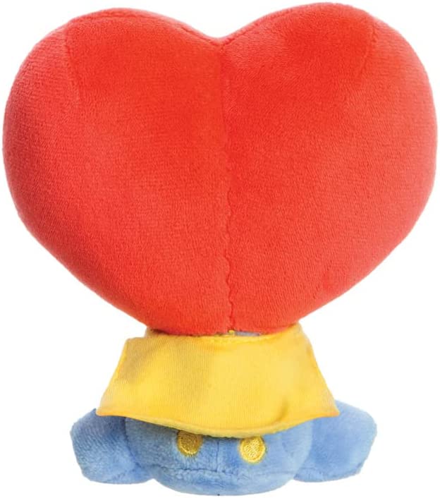 AURORA, 61481, BT21 Official Merchandise, Baby TATA Sitting Doll 5In, Soft Toy,