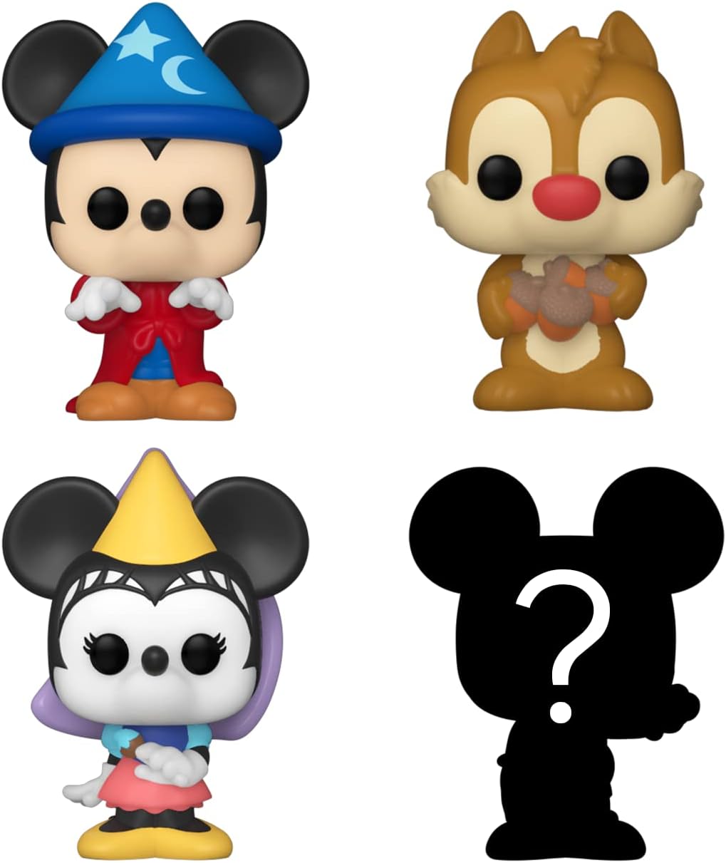 POP! Vinyl: Bitty POP: Disney- Sorcerer Mickey 4 Pack