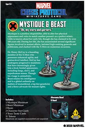 Marvel Crisis Protocol: Mystique and Beast