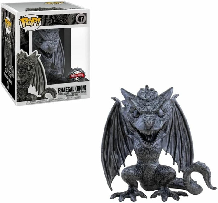 Game of Thrones 47 Rhaegal Iron Super Sized 6 Inch Special Edition Funko 57935 Pop! Vinyl