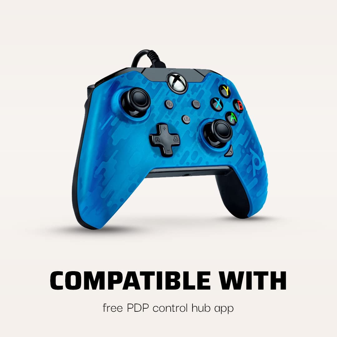 PDP Controller Wired for Xbox Series X?S, Revenant Blue