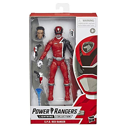 Power Rangers Lightning Collection 6 Inch S.P.D. Red Ranger Collectible Action Figure