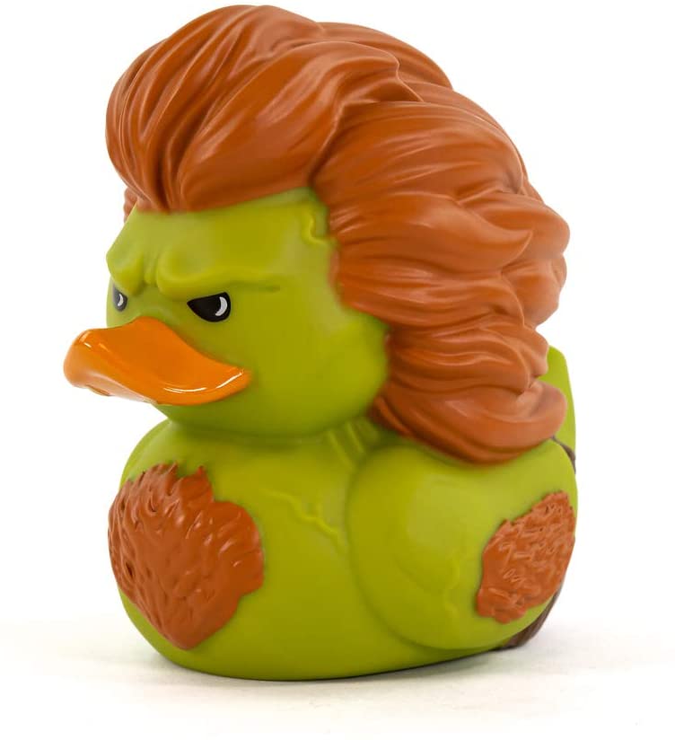 TUBBZ Street Fighter Blanka Collectible Rubber Duck Figurine – Official Street Fighter Merchandise – Unique Limited Edition Collectors Vinyl Gift