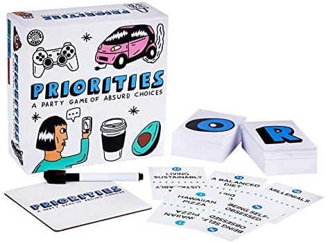 Priorities: The Hilarious New Party Game of Absurd Choices That Gets Everyone Laughing – Party Games for Adults and Teenagers- Card Games.