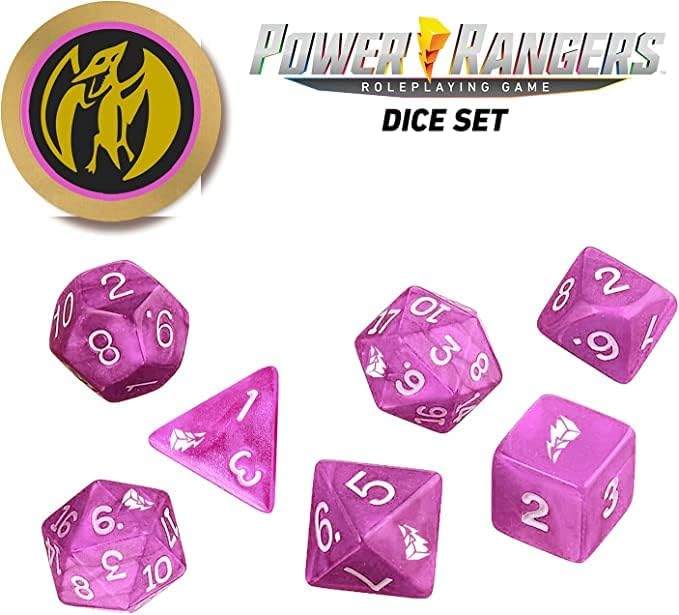 Renegade Game Studios Rangers Roleplaying Game Dice- Pink