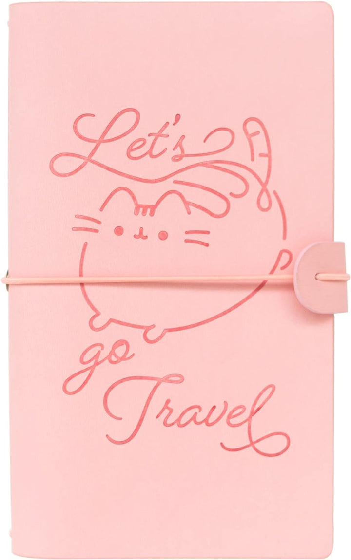 Grupo Erik Pusheen Travel Journal | PU Leather Journal Notebook | Diary Journal