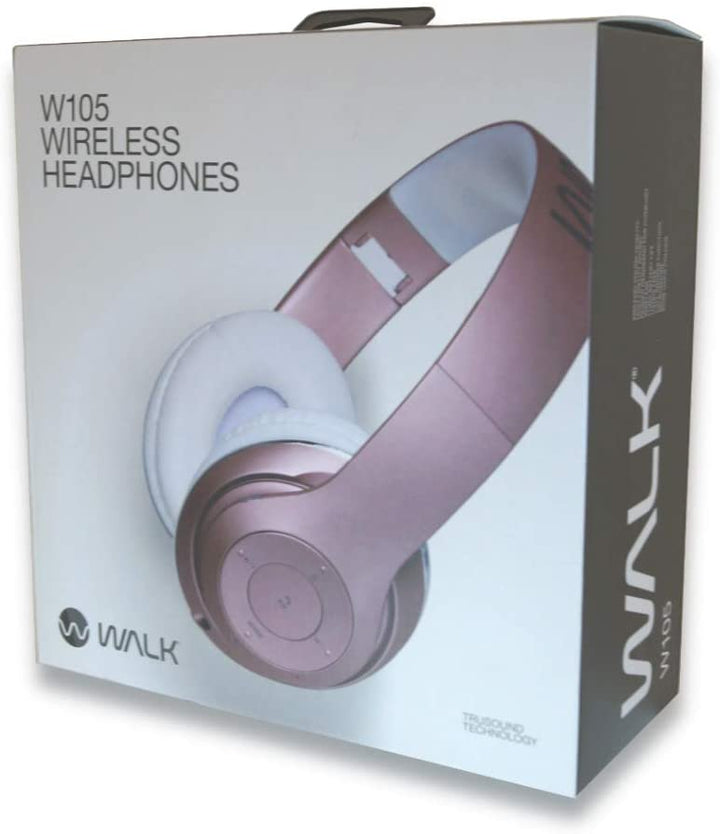 Walk Audio Rose Gold Wireless Headphones