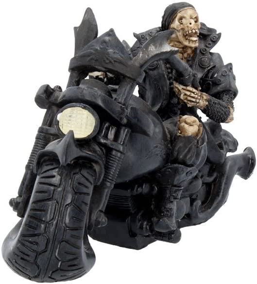 Nemesis Now Screaming Wheels 18cm, Resin, Black