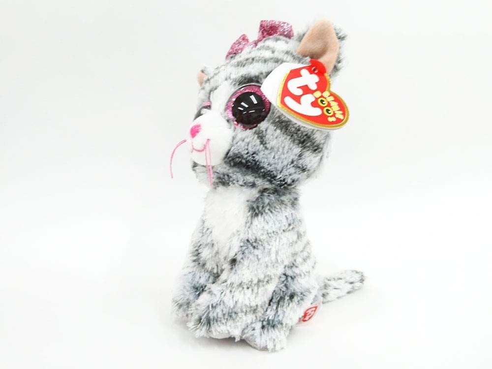 TTy Beanie Baby Soft Toy Multicoloured, ty36250 Heather the Unicorn Cat 15cm & B