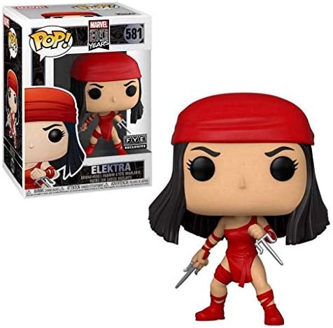 Marvel 80 Years Elektra Exclu Funko 44812 Pop! Vinyl #581