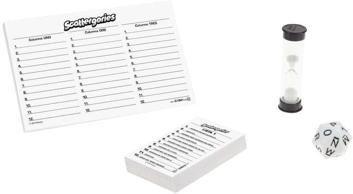 Hasbro Gaming Scattergories Spanische Version mehrfarbig