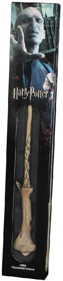 The Noble Collection - Lord Voldemort Wand In A Standard Windowed Box - 15in (37cm) Wizarding World Wand - Harry Potter Film Set Movie Props Wands