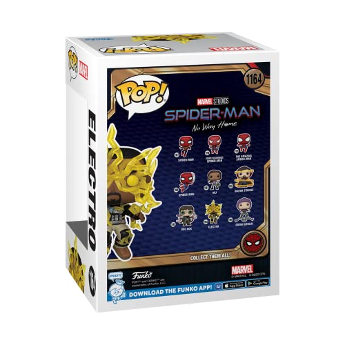 Marvel Studios Spiderman No Way Home Electro Exclusive Funko 67658 Pop! Vinyl #1164