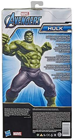 Marvel Avengers Titan Hero Series Blast Gear Deluxe Hulk Action Figure, 30-cm Toy, Inspired byMarvel Comics, For Children Aged 4 and Up