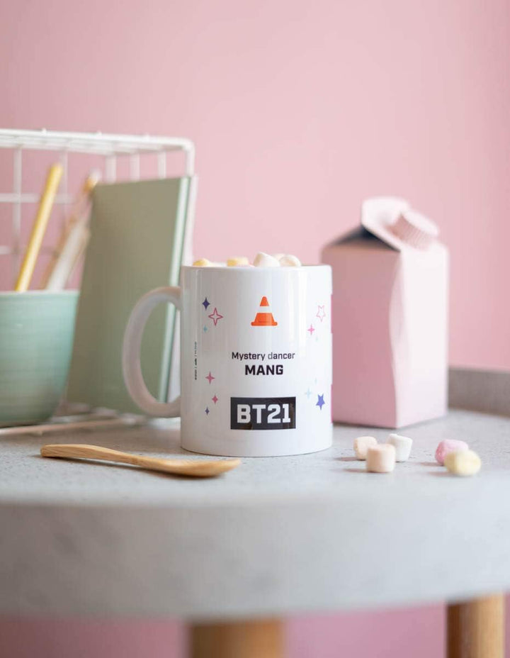 Grupo Erik BT21 Official Merchandise Mang Ceramic Mug | 35 cl - 350 ml | Coffee Mug | Tea Mug