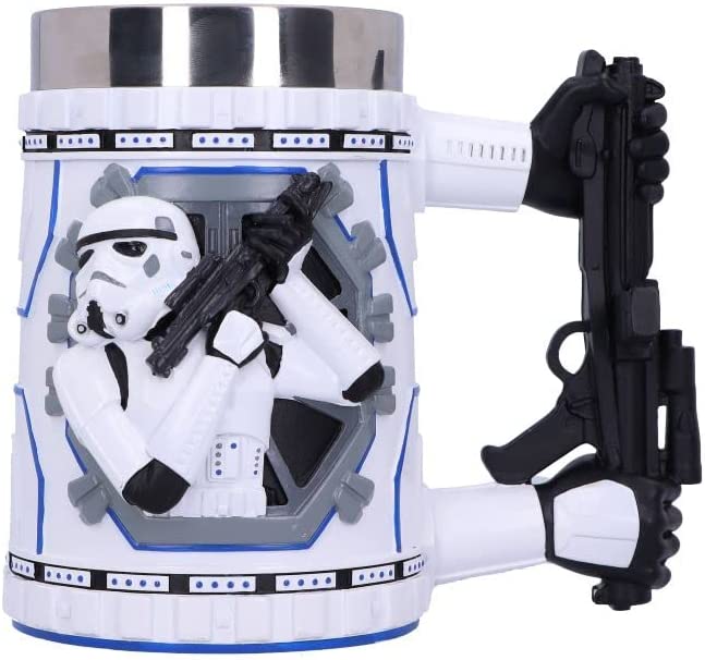 Nemesis Now Officially Licensed Stormtrooper Tankard, White, 18cm