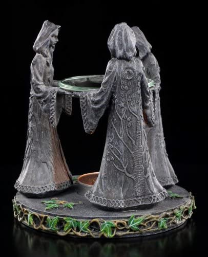 Nemesis Now Magik Circle Oil Burner 16cm Grey, Resin