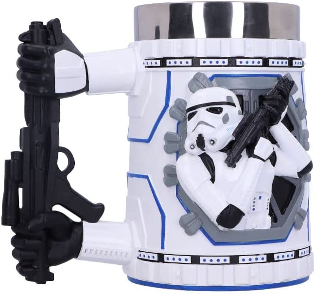 Nemesis Now Officially Licensed Stormtrooper Tankard, White, 18cm