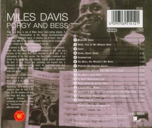 Miles Davis - Porgy And Bess [Audio CD]