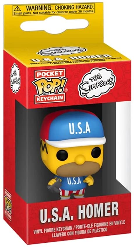 Die Simpsons USA Homer Funko 53761 Pocket Pop!