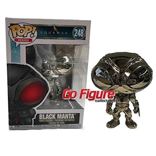 Aquaman Black Manta Chrome Exclu Funko 34575 Pop! Vinyl #248 - Yachew