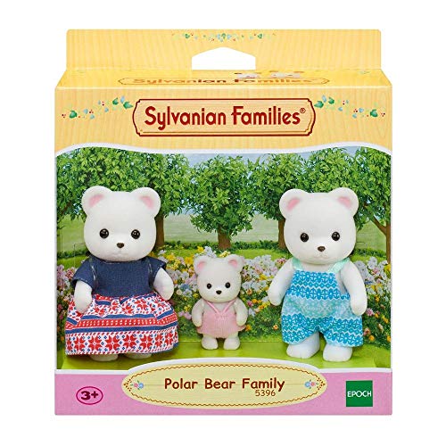 Sylvanian Families 5396 Eisbärenfamilie, Mehrfarbig