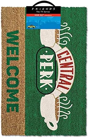 FRIENDS Central Perk Door Mat, Coir, Multi-Colour, 40 x 60 cm