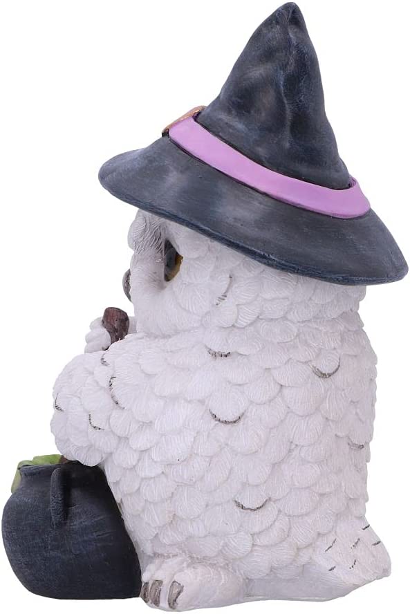 Nemesis Now Owl Potion Figurine 17.5cm, White