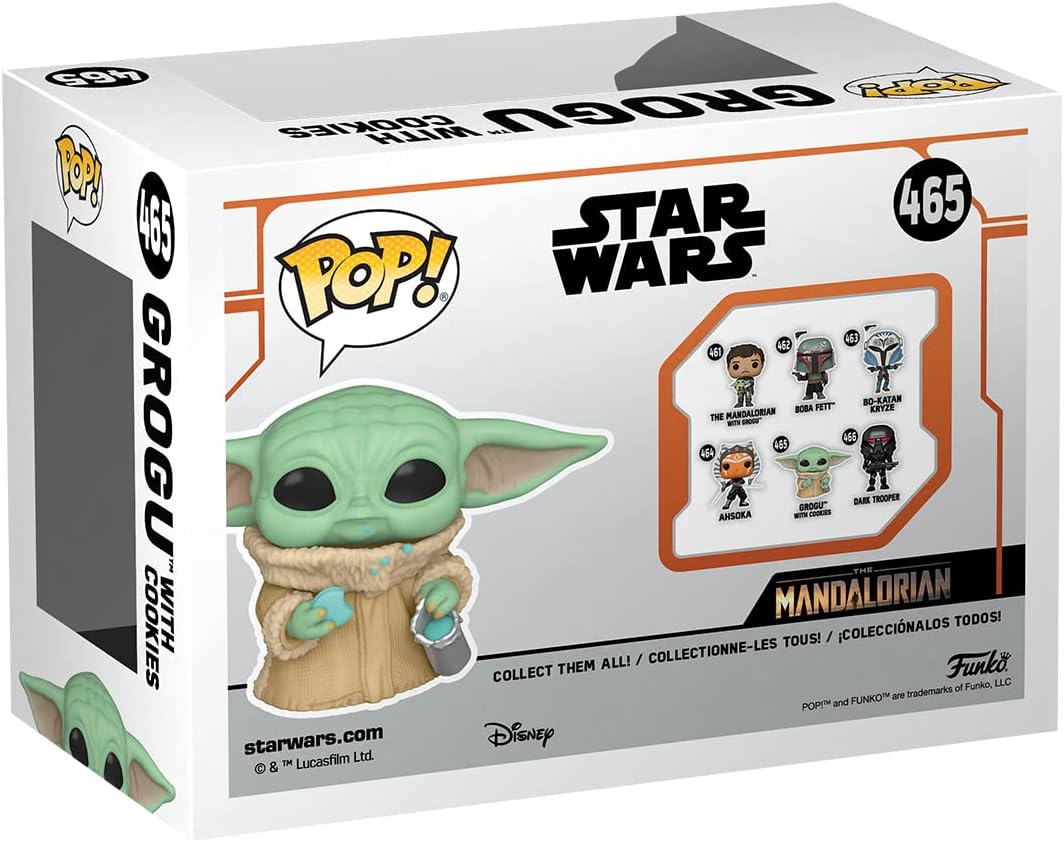 Star Wars the Mandalorian Grogu With Cookie Exclusive Funko 63621 Pop! Vinyl #465