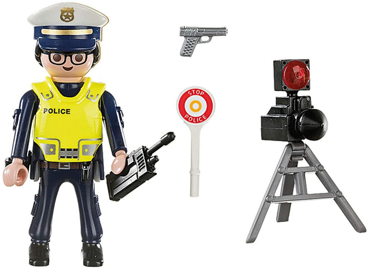 Playmobil 70305 Special Plus Policier avec Speed Trap