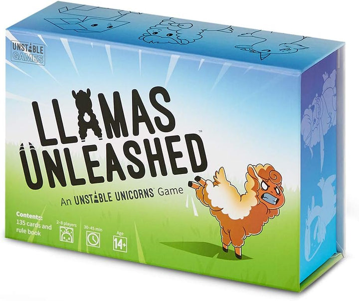 TeeTurtle TEE4122 Llamas Unleashed, Multi-Colour