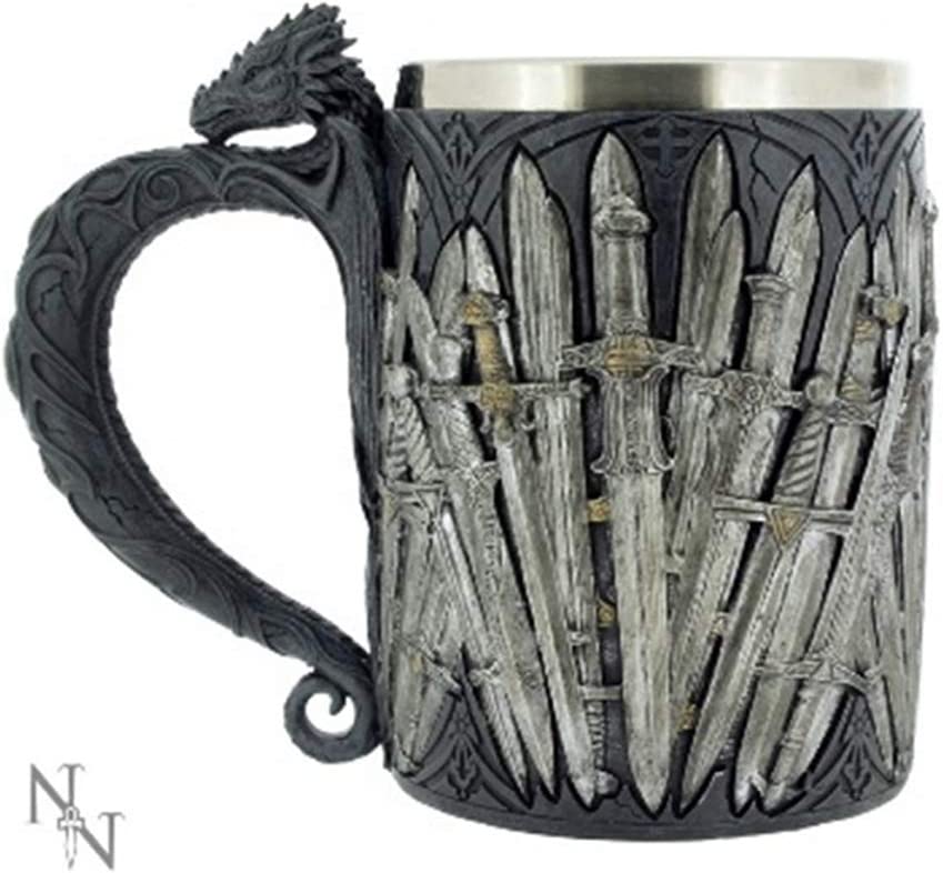 Nemesis Now Sword Tankard Mug 14cm Silver