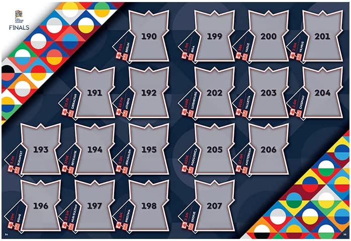 Topps - Road to UEFA Nations League Finals Sticker Collection 2022 - Starter Pac