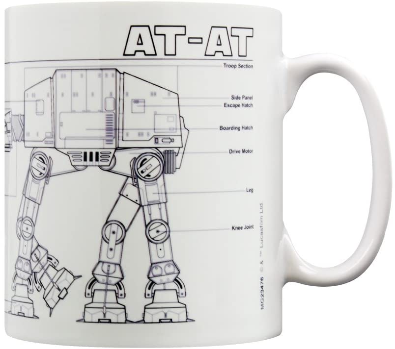 Pyramid Star Wars AT-AT MG23476 Becher Porzellan, Mehrfarbig