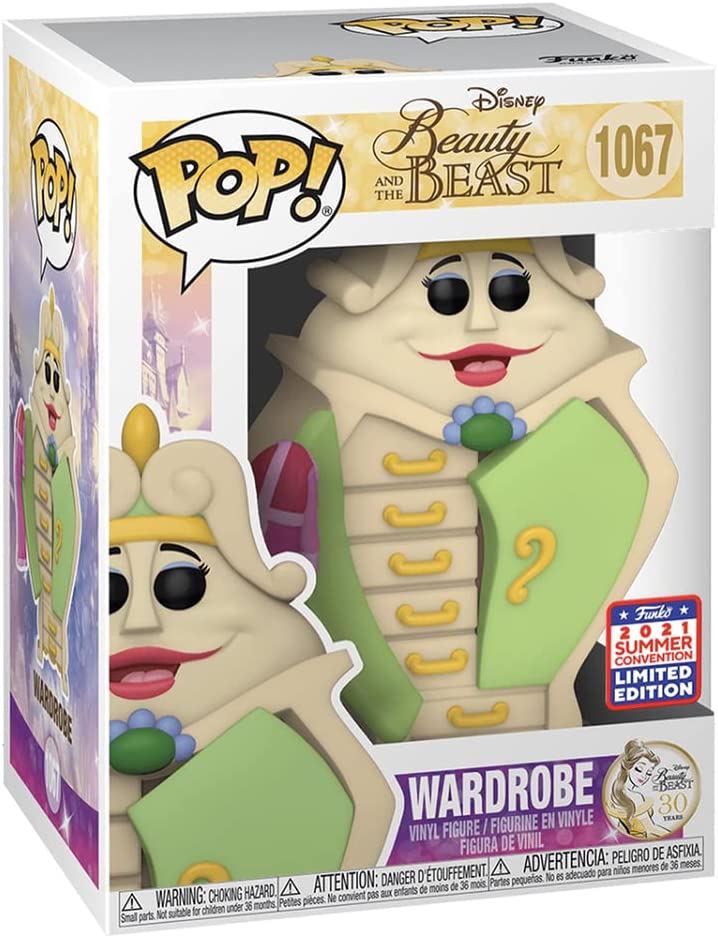 Beauty and The Beast Wardrobe Exclu Funko  55551 Pop! Vinyl #1067