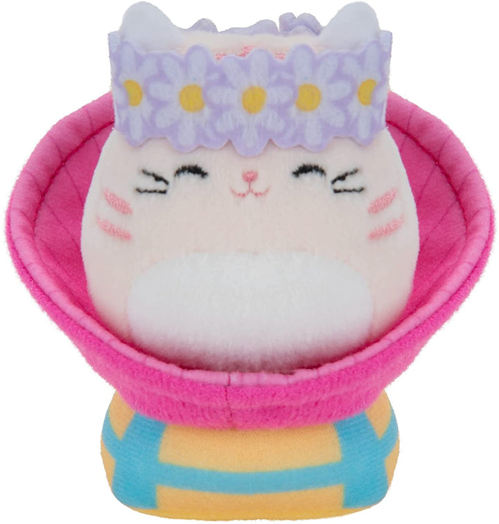 Squishville SQM0210 Deluxe Glamping Includes 2-Inch Paulita The Pink Tabby Cat,