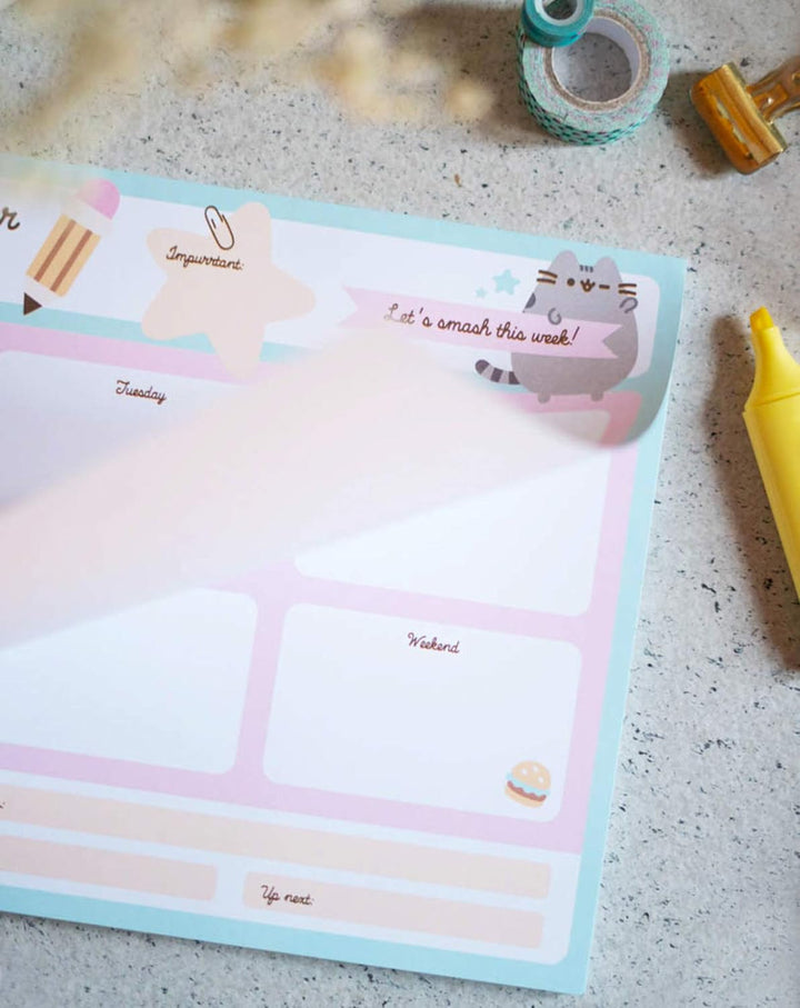 Grupo Erik Pusheen Weekly Planner A4 | Pusheen Calendar | Family Calendar