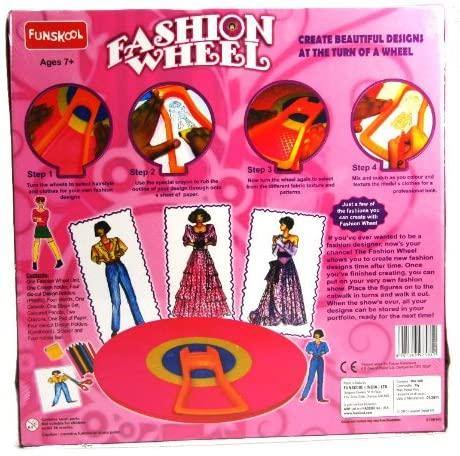 Funskool 2889758100 Creative Fashion Wheel Dial a Design Art Set - Yachew