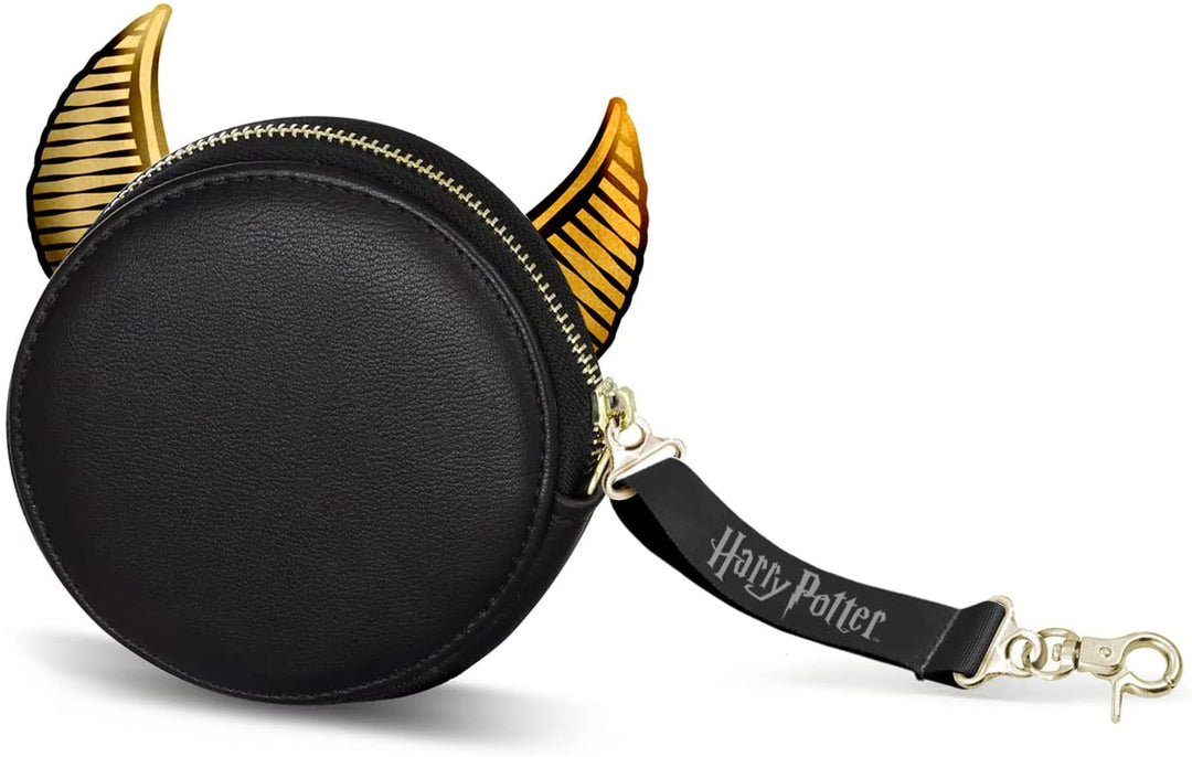 Harry Potter Snitch-Cookie Coin Purse, Black