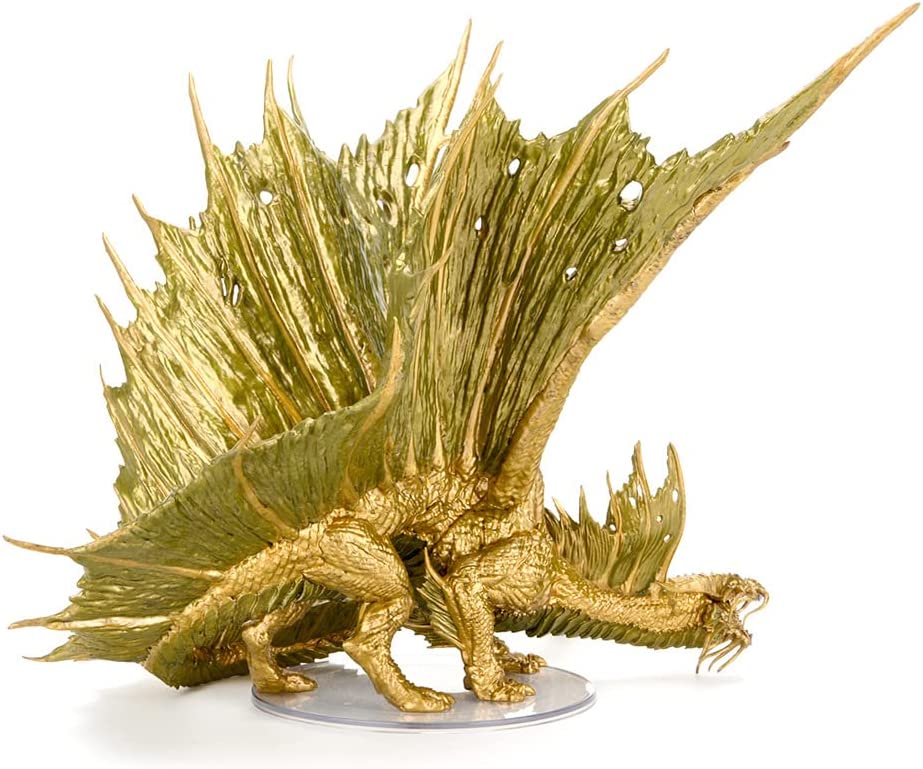 D&D: Icons of The Realms: Adult Gold Dragon Premium Figure