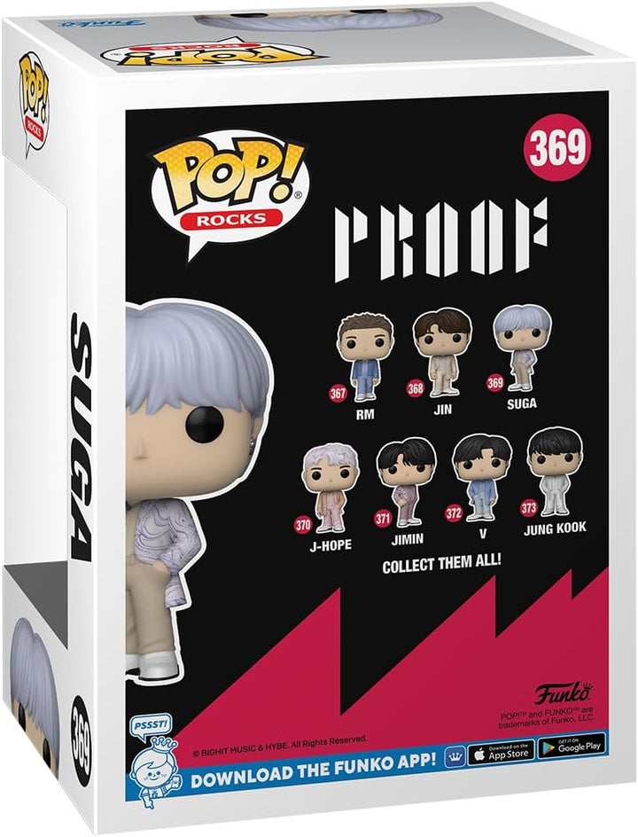 Funko POP! Rocks: BTS – Suga – Vinyl-Sammelfigur – Geschenkidee – offizieller M