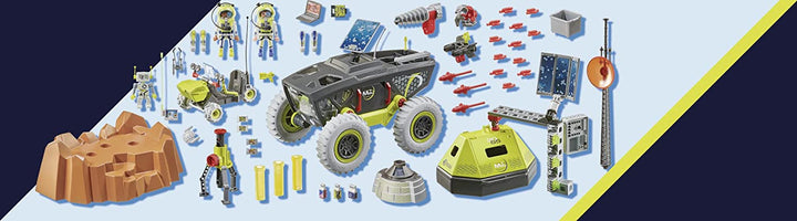 Playmobil Space 70888 ESA Mars Expedition with vehicles, light and sound effects