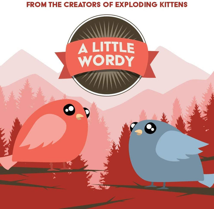 A Little Wordy by Exploding Kittens - Card Games for Adults Teens & Kids - Fun F