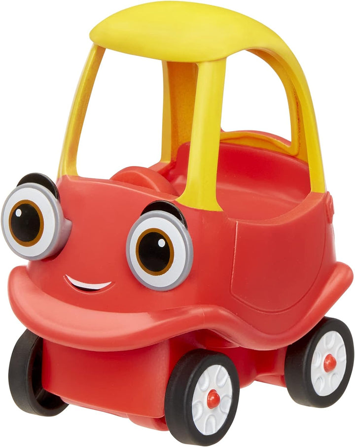 Little Tikes Let’s Go Cozy Coupe - 2 Mini Colour Change Vehicles For Tabletop & Floor Push Play