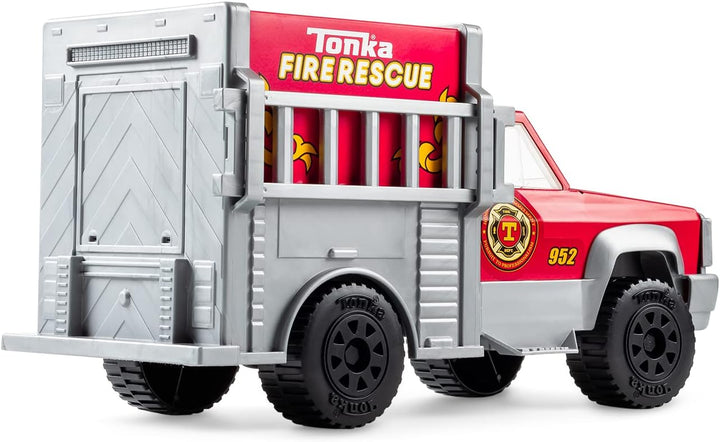 Tonka 06189 Steel Classics Rescue Truck, Kids Construction Toys for Boys and Girls