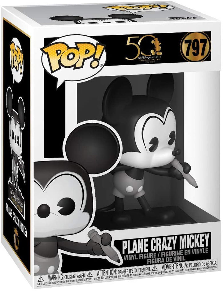 50 Walt Disney Archives präsentieren The Magic Plane Crazy Mickey Funko 49889 Pop! Vinyl #797