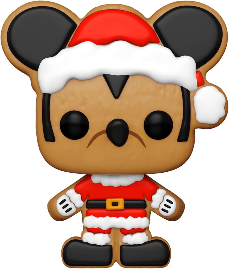 Funko POP! Disney: Holiday - Santa Mickey Mouse - Gingerbread - Collectable Vinyl Figure