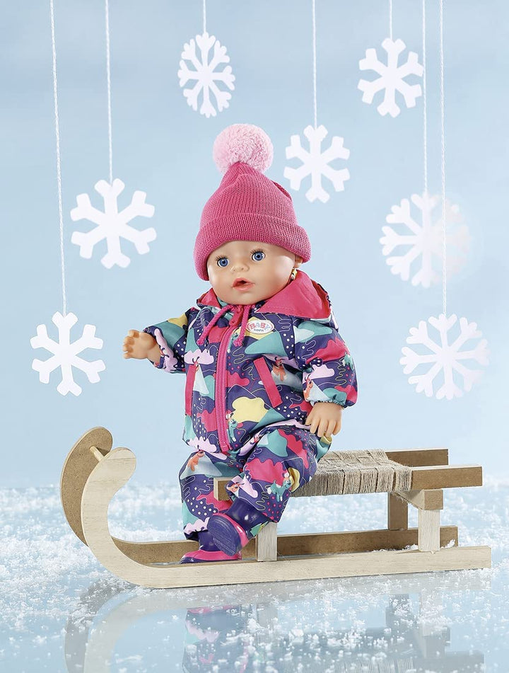 BABY Born 515 830062 EA Deluxe Snowsuit 43cm, Colourful