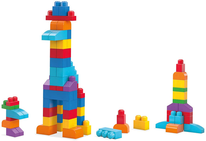 Mega Bloks DCH55 Grand sac de construction, bleu 60 pièces